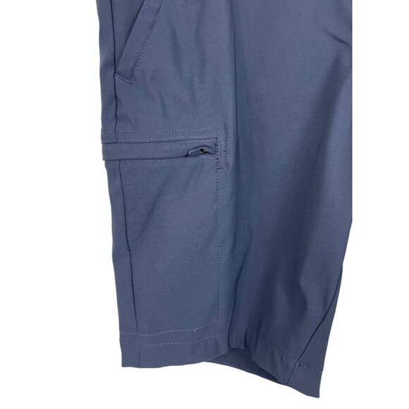 Refined Matter Mens Size 30 Navy Blue Cargo Shorts Fast Dri Stretch - Picture 4 of 10